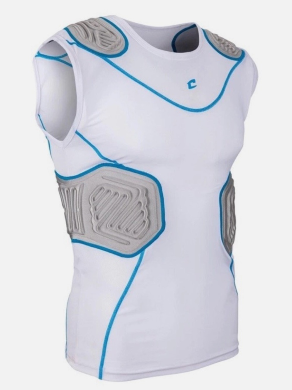 Champro Sports Bull Rush Football Shirt Integrated Pad System Adult M FJU10